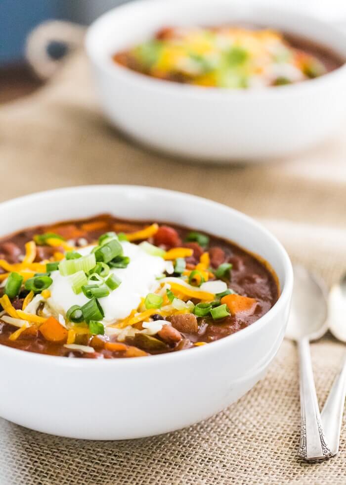Sweet potato chili recipe