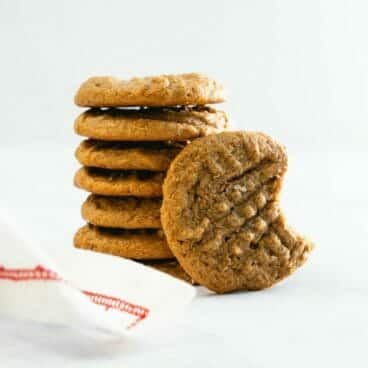 3 ingredient peanut butter cookies
